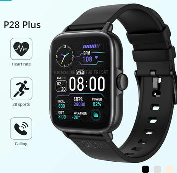 COLMI P28 Plus Smart Watch: Bluetooth Calling, IP67 Waterproof for All Body Workouts